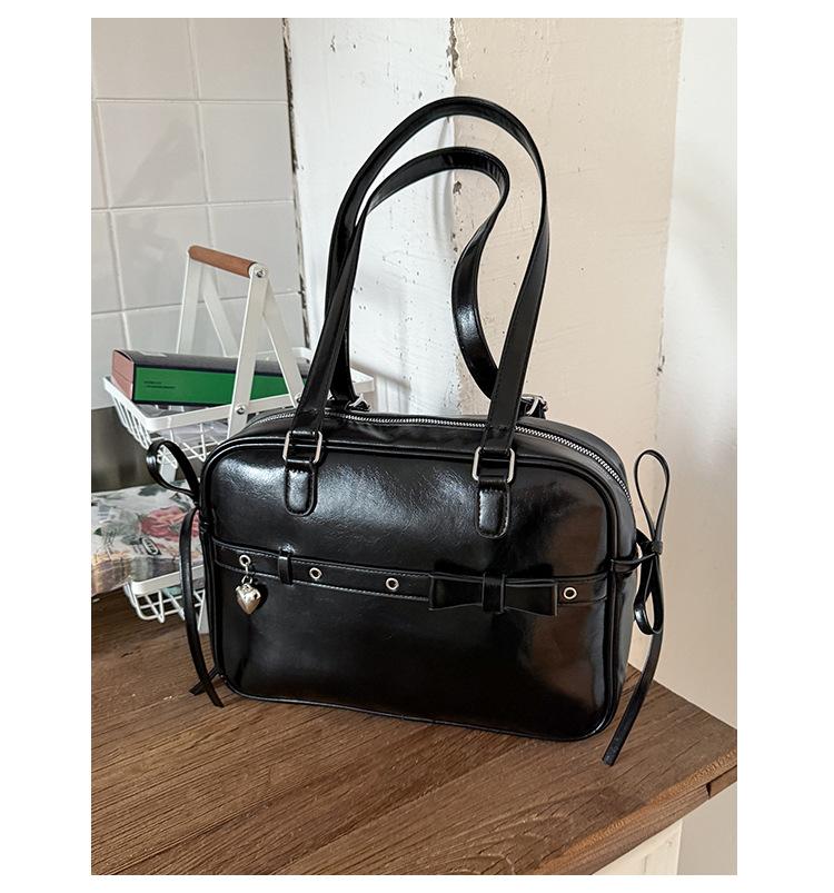 

Корейский студенческий стиль многофункциональная сумка-рюкзак женская 2025 новая модная сумка-тоут большой вместимости на плечо для поездок чёрный