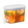 Large Capacity Cold Water Pitcher Fridge Chilled Drink Dispenser Fruit Teapot with Faucet Lemonade Bucket Home cold brew pot
