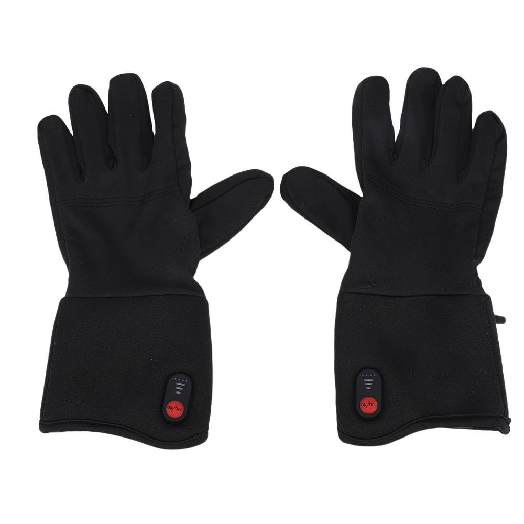 Heated Gloves for Men Women Rechargeable Touchscreen Ultra Thin Hand Warmer Electric Heating Gloves with 2 Batteries