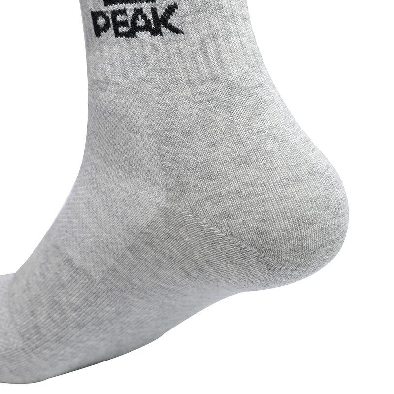 PEAK [Buy 3 Pairs of Size 24, Choose 3 Pairs Or More] Mid-Calf Socks for Men, Breathable, Versatile, Casual Sports Socks DW204107