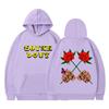 Oversized Hip Hop Hoodie Couples Street Style Printed Sweatshirt Casual Wear