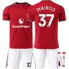 Camisa de Futebol Principal Manchester United F.C. 25-26 para Crianças e Adultos MAINOO #37