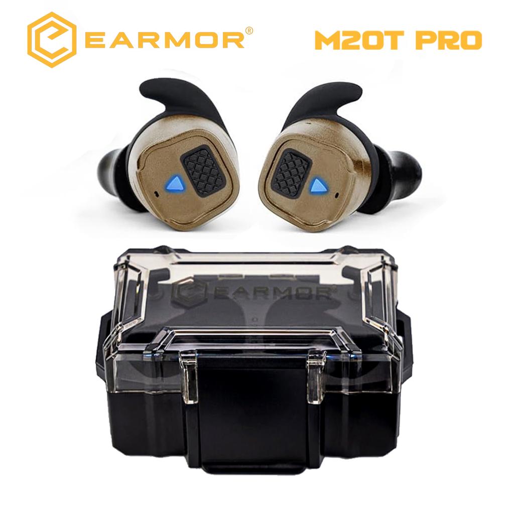 EARMOR M11T PRO Tactical Bluetooth Electronic Noise Canceling & Sound Amplification Earplugs, Shooting Ear Protection Earmuff