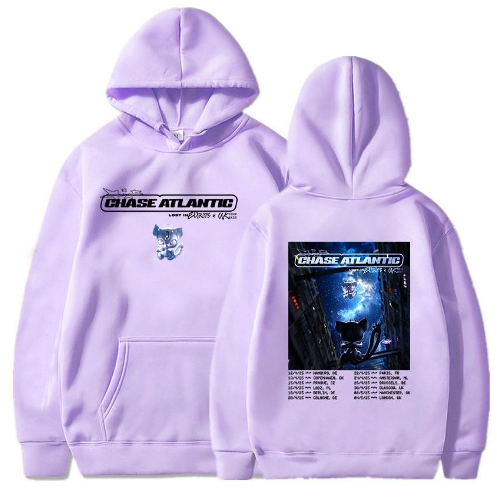 2025 Men's and Women's Rock Band Hooded Sweatshirt Casual and Comfortable Polar Winter Long Sleeved Hooded Sweater
