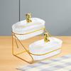 Dessert Platter with Lid for Cakes And Dried Fruits Serving