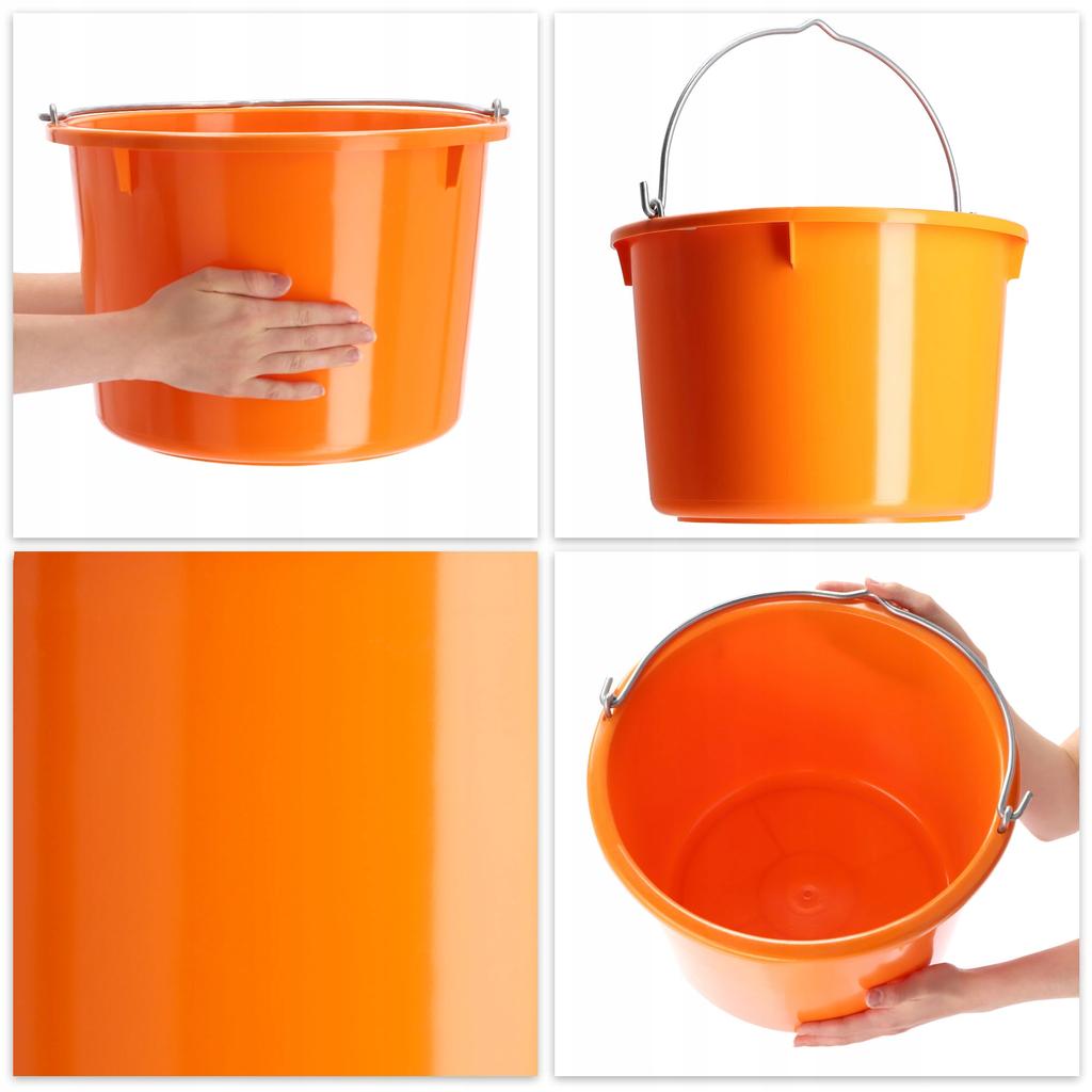 KADAX Wiadro Wiaderko Budowlane 20L 40kg mocne 3szt.