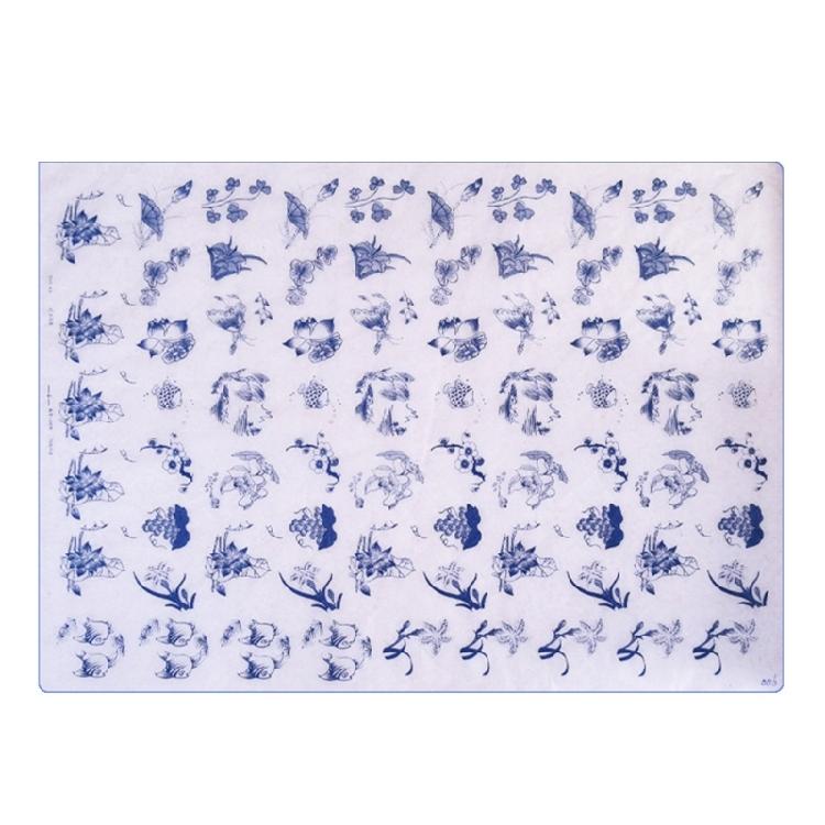 Pottery Clay Transfer Paper Underglaze Flower Paper Pottery Ceramics Paper Ceramics Paper for Craft