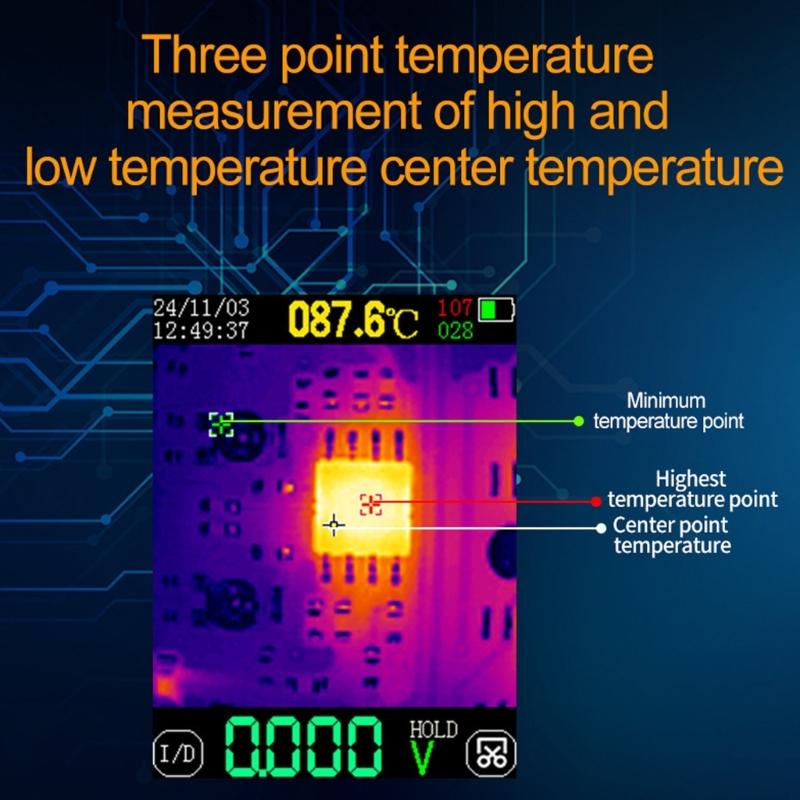 ET14S Thermal Imaging Device Multimeter 2 in 1 Thermal Imager 2.8inch Screenfor Accurate Measurements Home Appliance