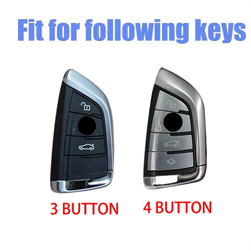 New Alloy Style Car Key Case Cover Shell Fob For Bmw X1 X3 X4 X5 F15 X6 F16 G30 7 Series G11 F48 F39 520 525 F30 118I 218I 320I