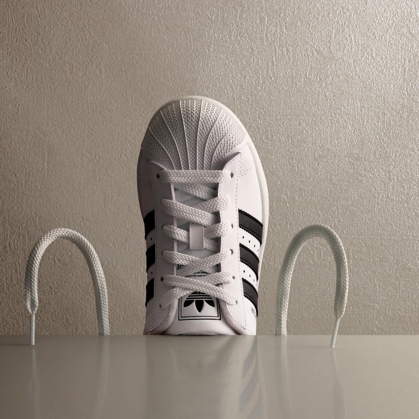 Adidas Originals Superstar 2 Kids Skateboarding Shoes Kids 35.5