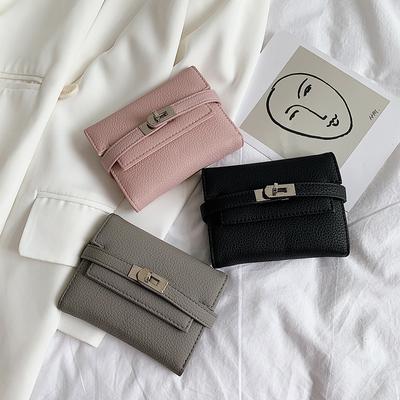 Dámská peněženka Lehká peněženka Lady Clutch Fashion Lock Pohodlná peněženka na mince