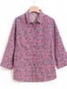 2026 Women's Pure Cotton Loose Mid-Sleeve Top