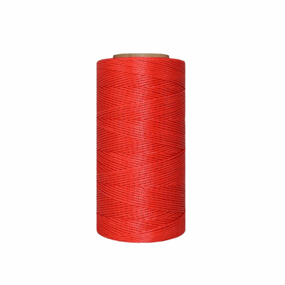 150D Walking Horse Wax Line 0.8mm Flat Waxed Thread Hand Stitching Thread  Leather Craft красный