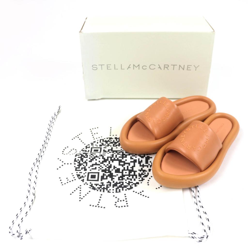 Ausgezeichnete Stella McCartney Sandalen Braun Kunstleder Damen 36 810050 Gebraucht