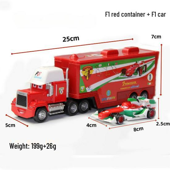 Mack Truck & Race Car Alloy Toy Set for Kids