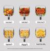 Keheal Flip-Over Air Fryer: Multi-Function Transparent Electric Oven for Frying & Stir-Frying.