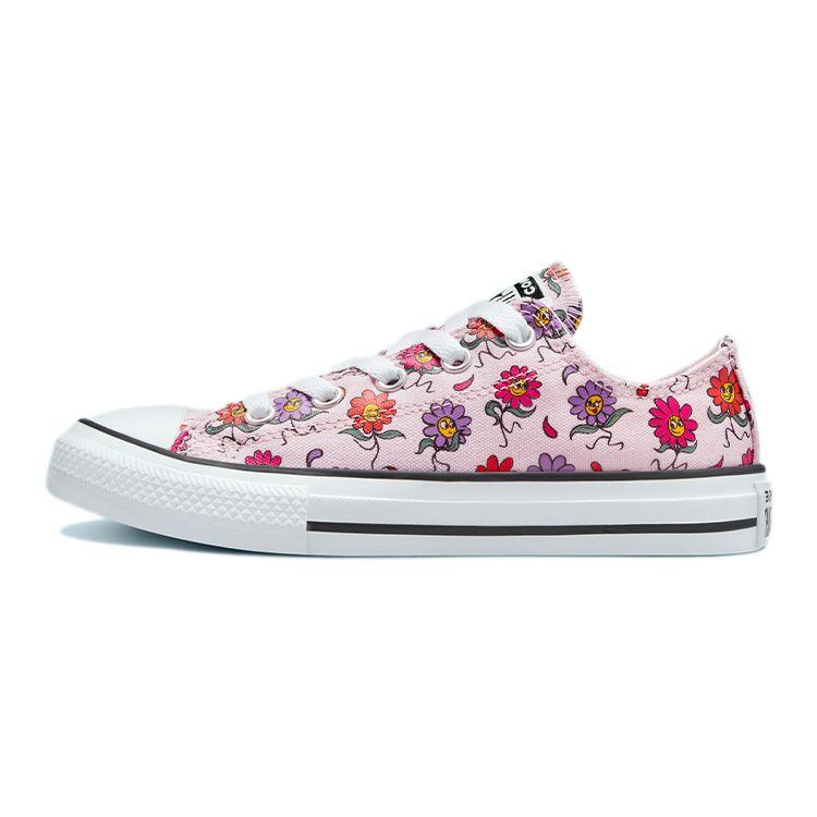 

Converse Chuck Taylor All Star Canvas Low Kids Pink Purple Multicolor 671600C 35