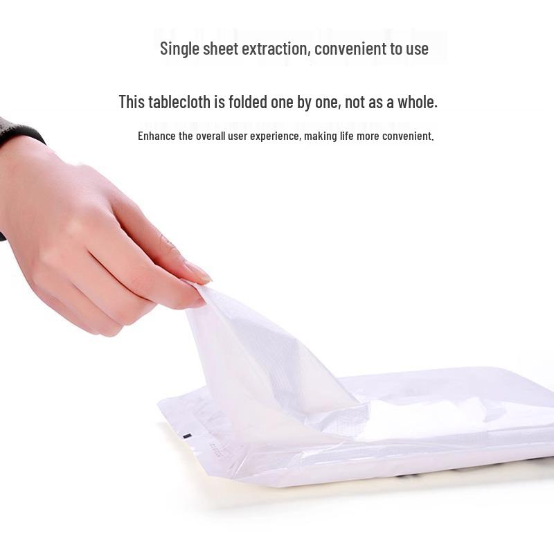 Thickened Disposable Plastic Tablecloth for New Year, Wedding, Banquet, or Round Table