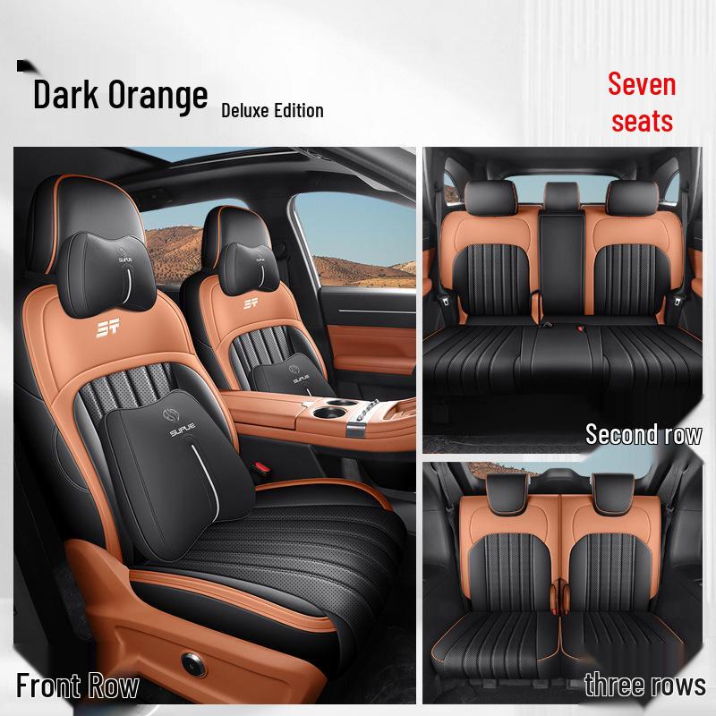 Universal All-Season Leather Seat Cover for Geely Galaxy Starbright 8