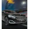 1/24 BMW THE 7 760Li Miniature Diecast Toy Car Vehicle Model 1:24 Pull Back Sound & Light Doors Openable Collection Gift Kid