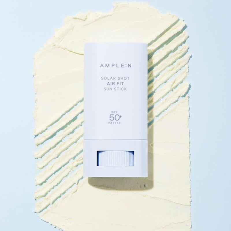 AMPLE:N Solar Shot Air Fit Sun Stick + Hyal Moisture Cream 15ml