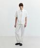 Deonseuteupomaen Collared Zip-Up Shirt Off White_M_Udsh4B321Ow