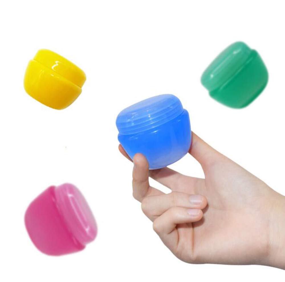 HJ Refillable Cream Containers, Storage Containers, Small Divided Bottles, Leak-Proof Mini Travel Bottles (30g, Pack of 30)