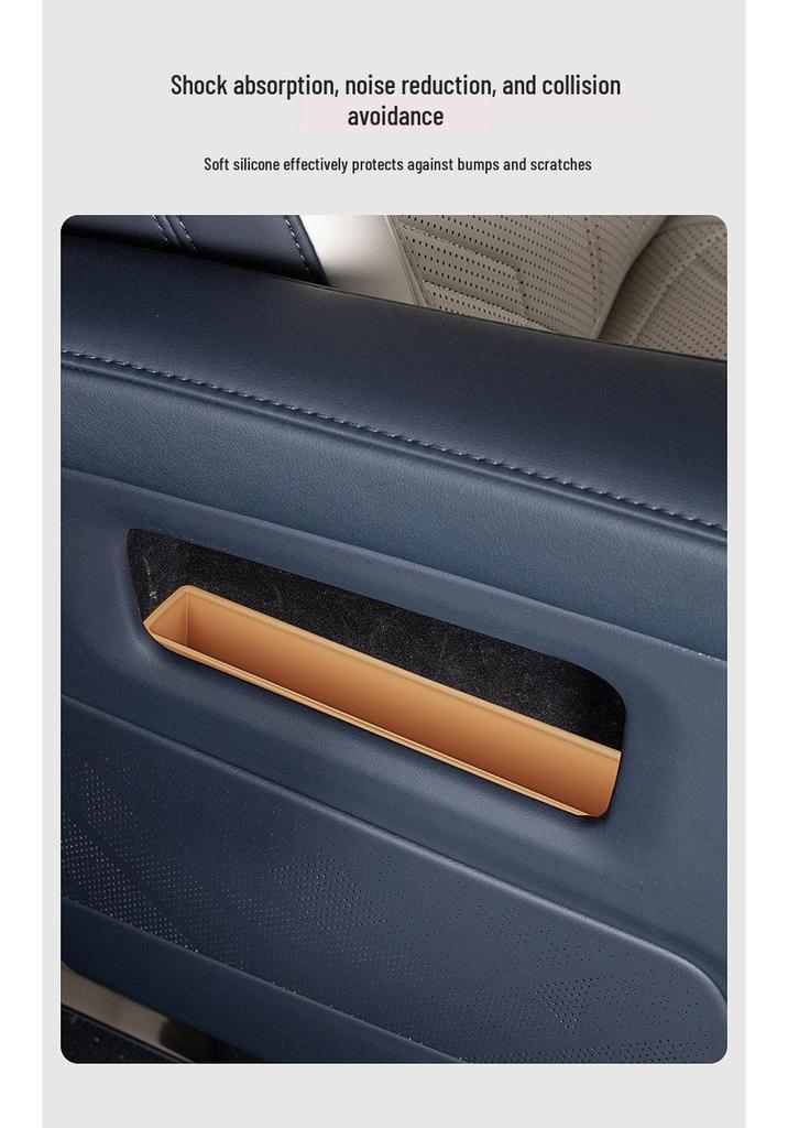 Silicone Storage Box for Zeekr 9X Second Row Aisle Seat Accessories