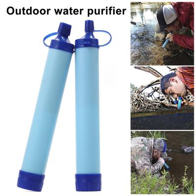 Persönlicher Wasserfilter-Strohhalm, tragbares Wasserreinigungsgerät, Outdoor-Überleben, Camping, Wandern, Rucksackreisen, Notfall-Wasserfiltersystem
