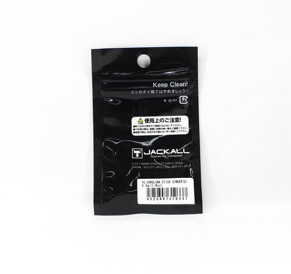Jackall Tungsten Carolina Stick Sinker Size 3.5 Grams (0337)