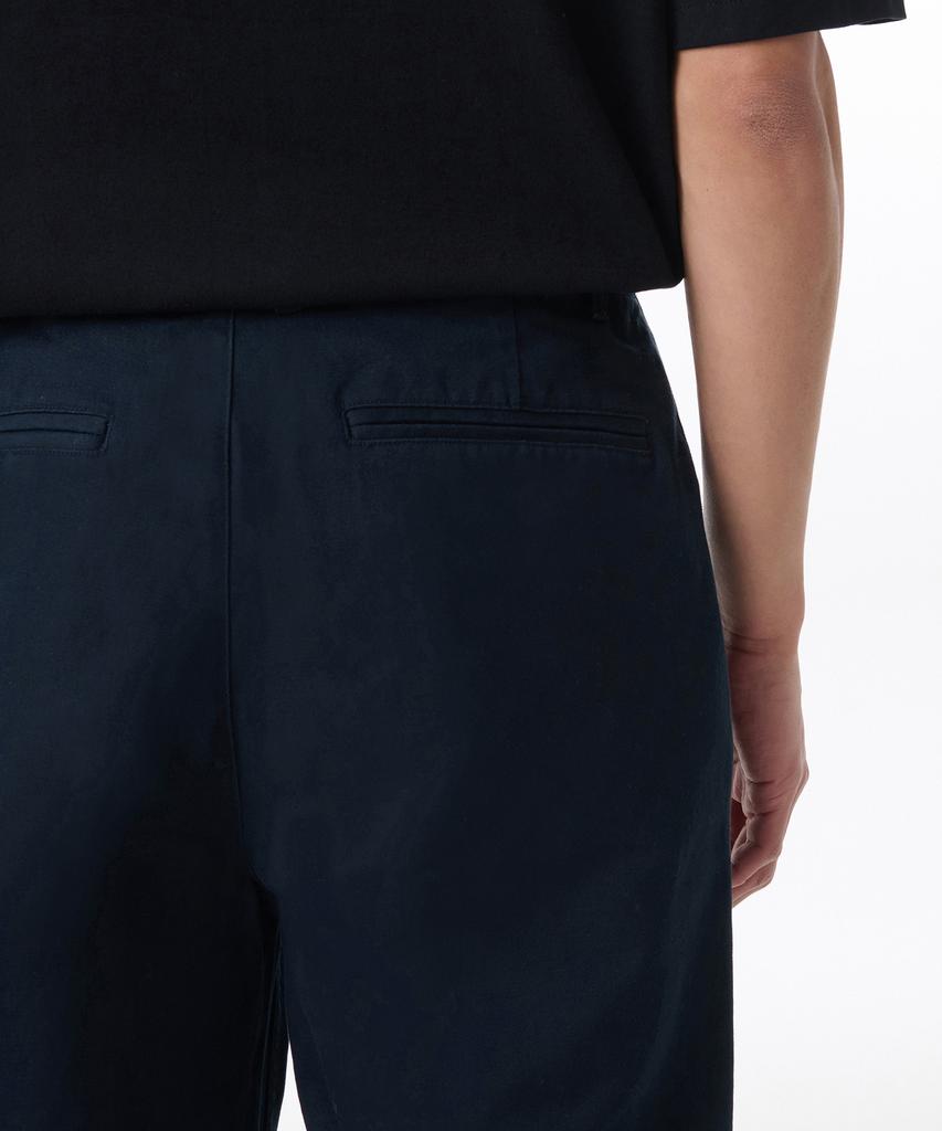 Musinsa Standard Regular Fit Hidden Elastic Waist Chino Pants [Navy]