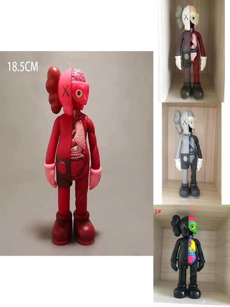 Kaws Ufficiale Companion Flayed Open Dissected Bff 8" Giocattolo in PVC Bambola Ornamento