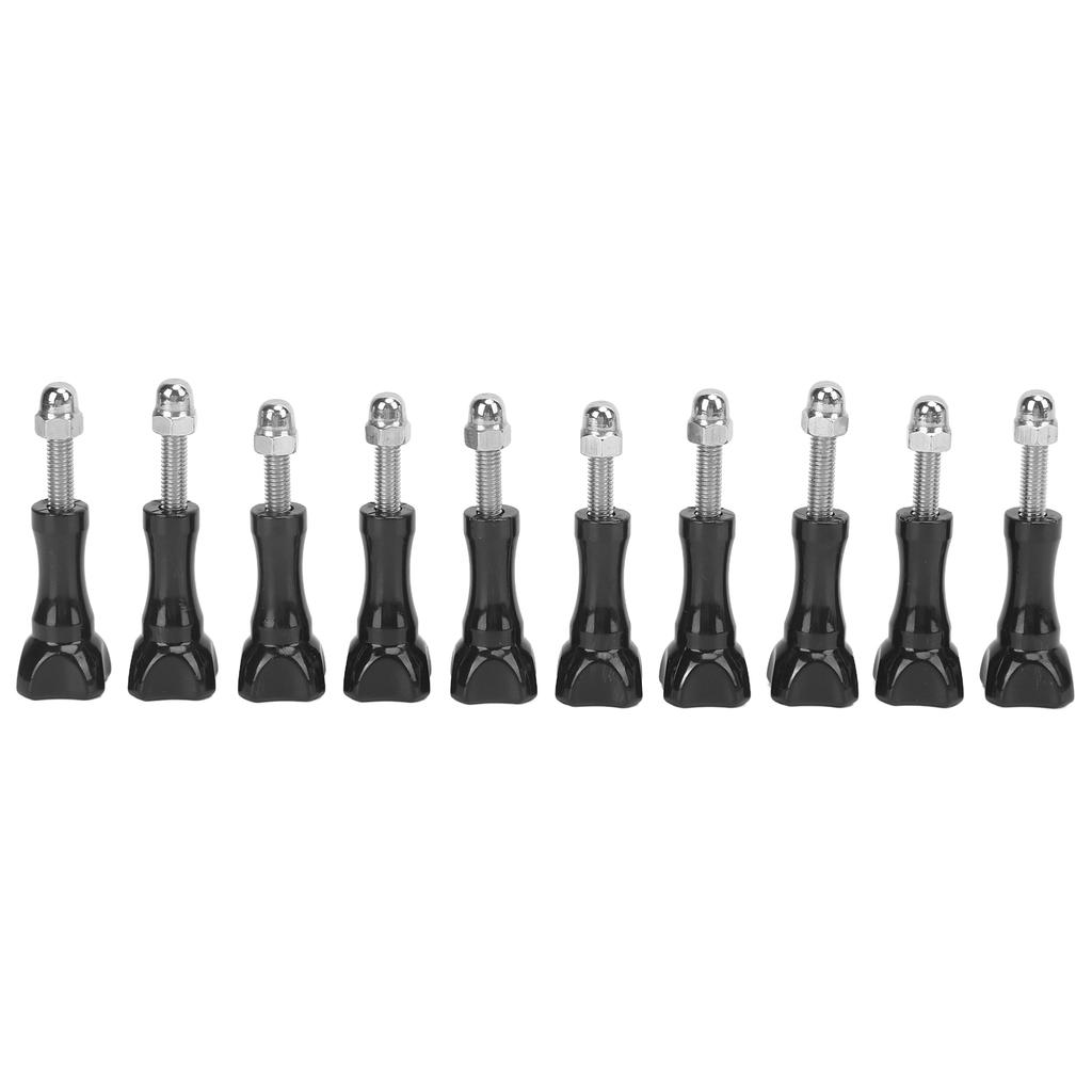10pcs Set Tripod Mount Adapter Knob Long Thumb Screws with Nut for GoPro Accessories