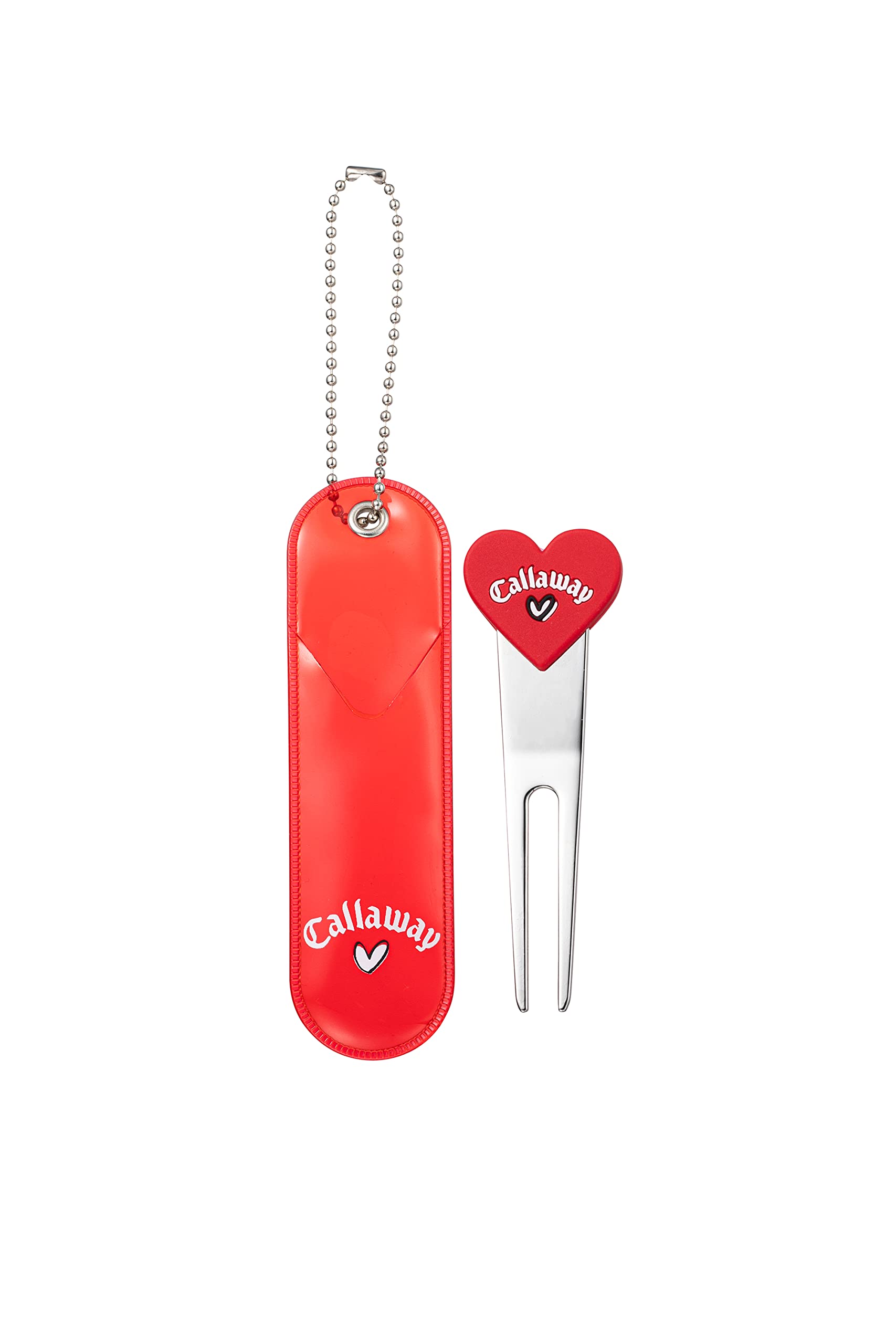 

Callaway AC CG LOVE CW H-DIVOT TOOL RED SS 23 Red Women s Divot Tool