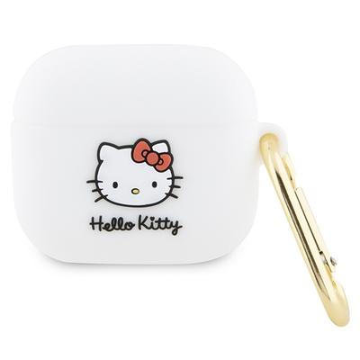Etui Do AirPods 3 Hello Kitty 3D Białe Silicone