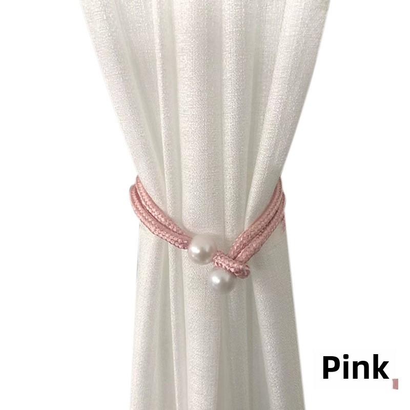 Creative Pearl Binding Rope and Tie for Curtain Decoration Light Luxury Living Room Curtain Buckle