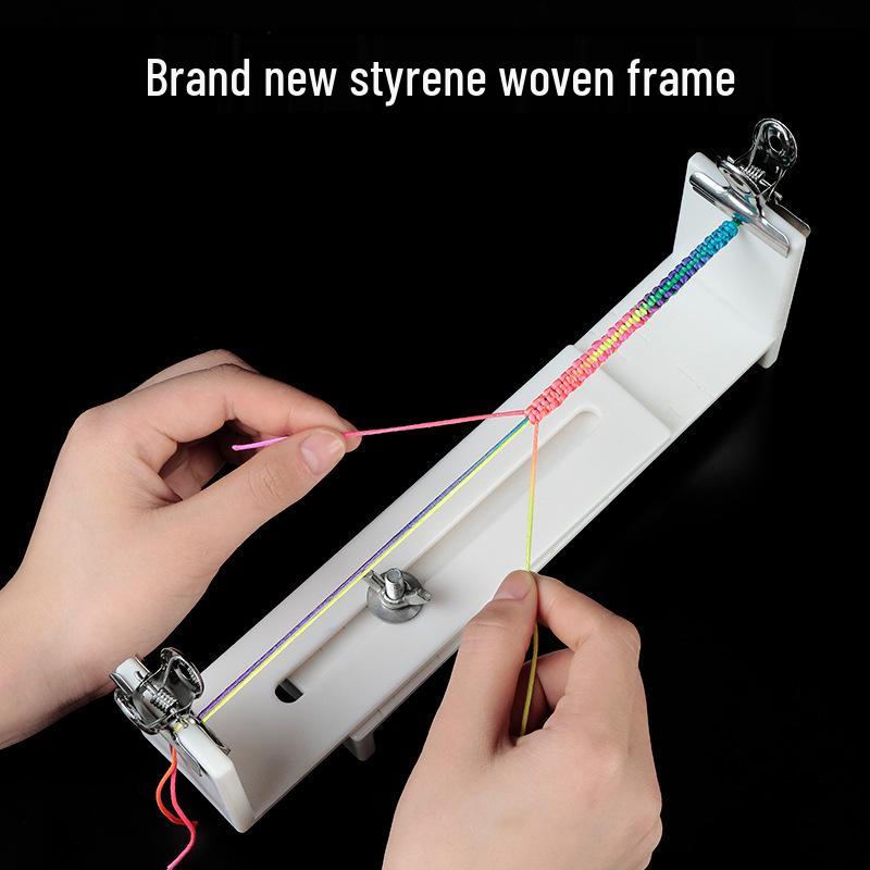 

Handcrafted Solid Wood Rope Weaving Rack Board