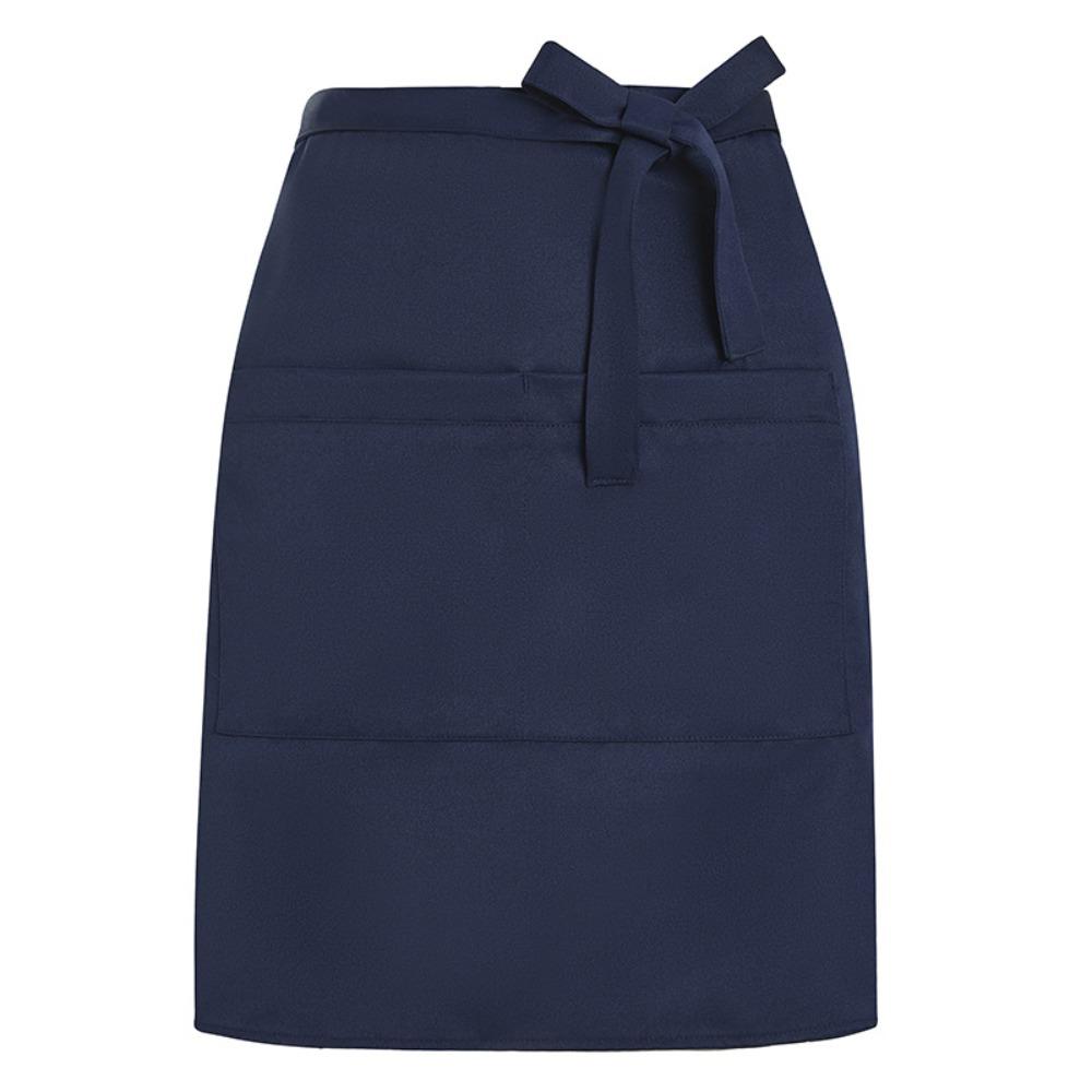 Dacron Chef Apron Solid Color Household Cleaning Apron Simple Waiter's Half-length Apron