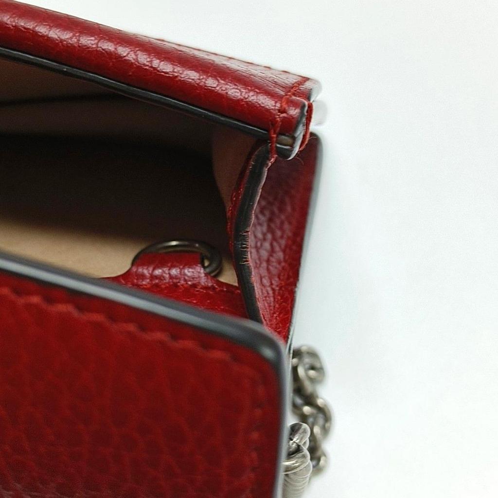 [Pre-Owned] Dionysus Tiger Head Buckle Chain Leather Crossbody Shoulder Bag - Very Good #1E2KG12