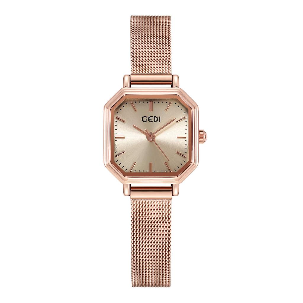 Creative Multi-Angle Cutting Disc Simple Premium Wind Ladies Quartz Watch Waterproof Stainless Steel Watch