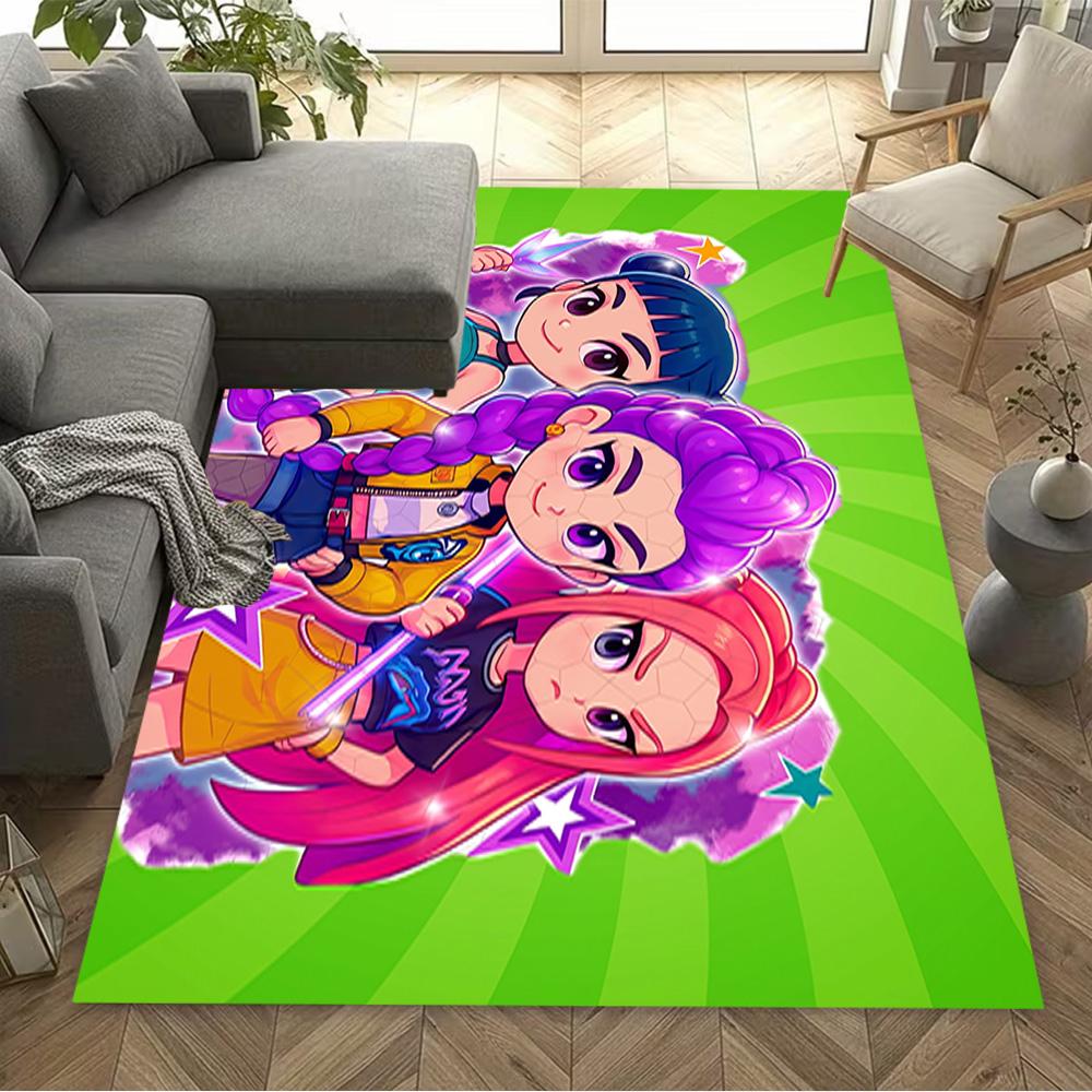 Stars Friends Night Floor Rug Office Rug Design for Hallway Bedrooms Foyer Study room Anti-slip Rug Decorate Offices Perfect Gift for Women/Men