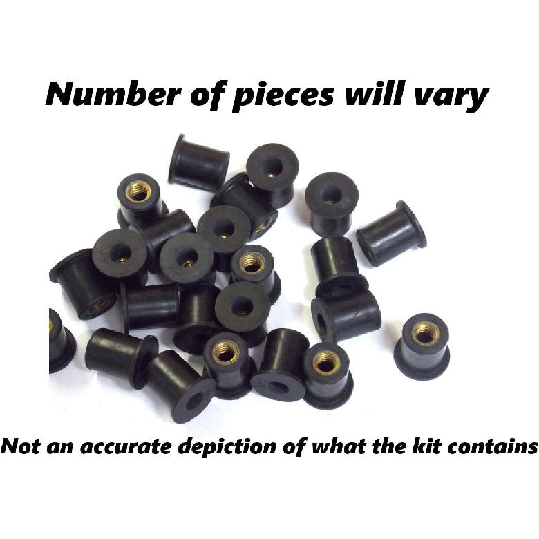 Complete Motorcycle Fairing Bolt Kit For Kawasaki Ninja ZX-6R 2000-2001 / ZZR600 2005-2008 Body Screws, Fasteners, and Hardware