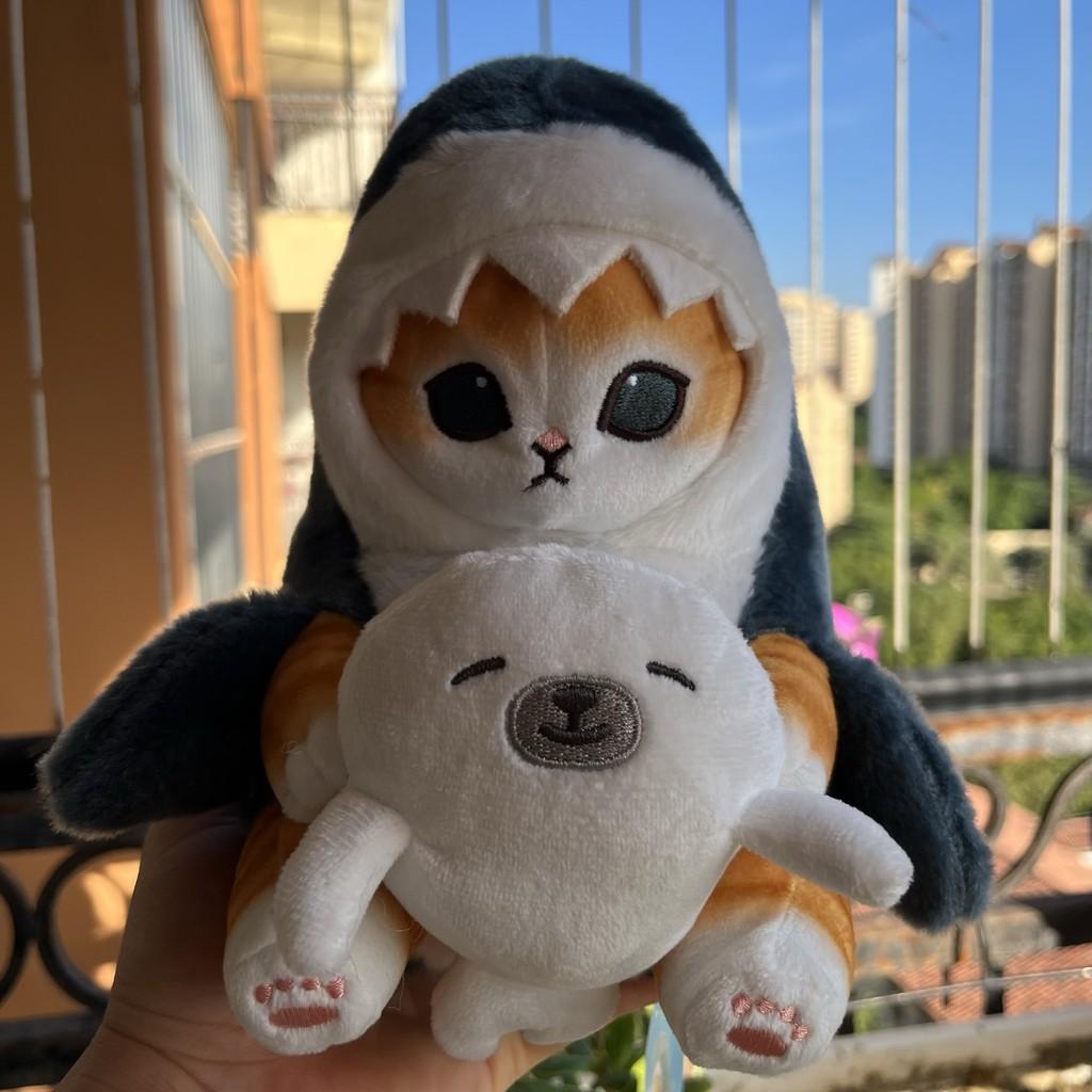 Mofusand Cat Plush Toy With Marine Animal Design For Kids And Collectors