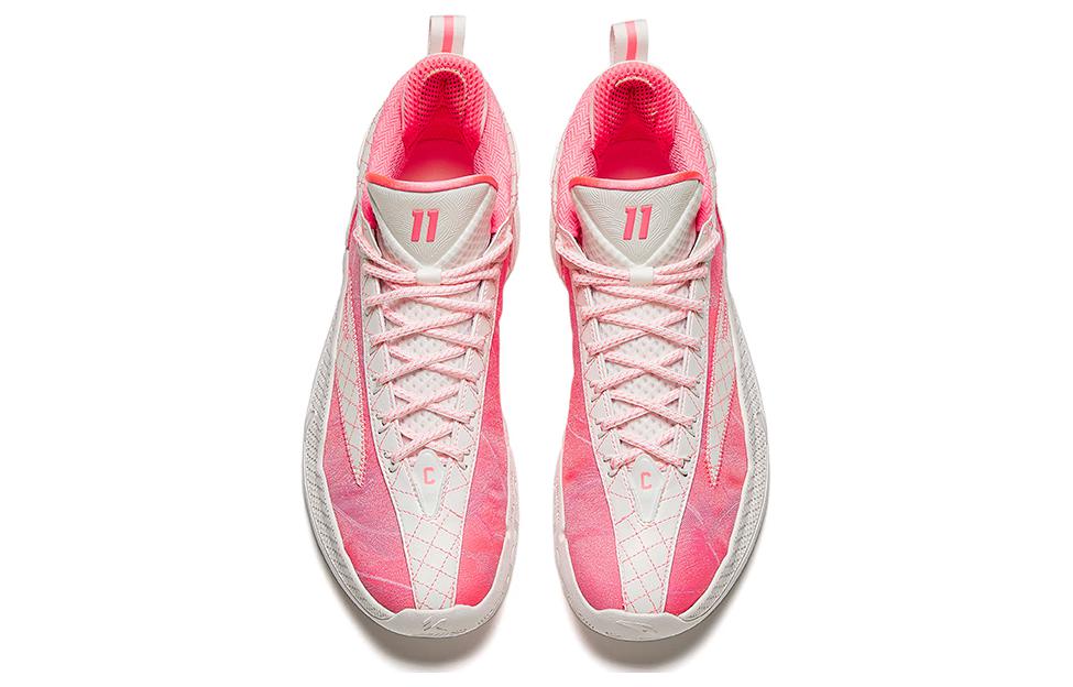 Anta KT9 Mid top Nitrogen Technology Basketball Shoes Men's Pink White