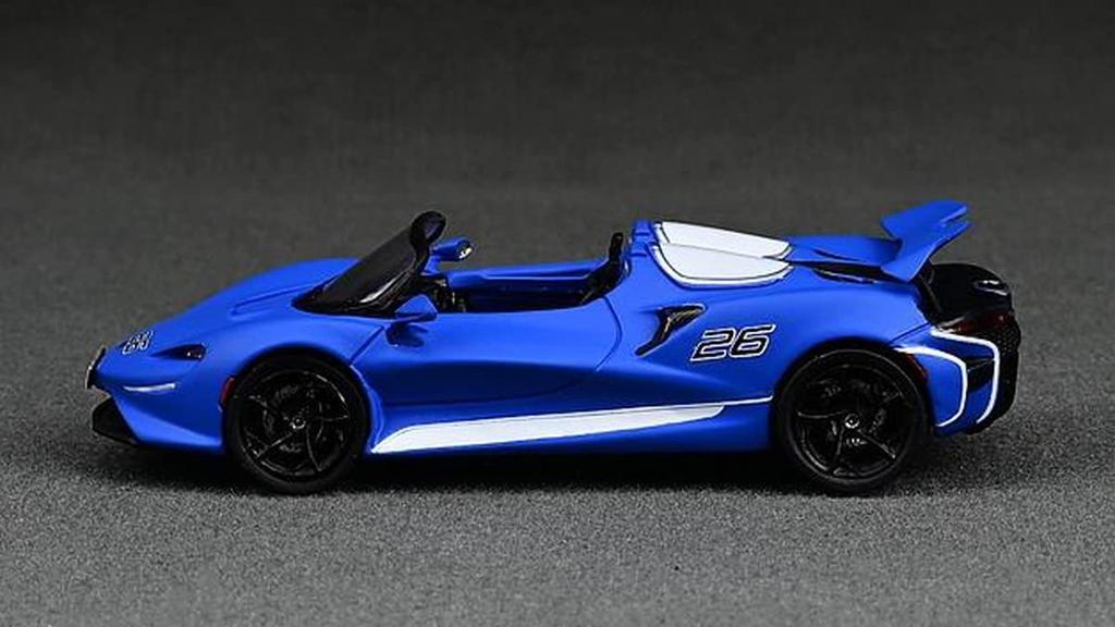 CM MODEL McLaren Elva Matte Blue Finished Product 1/64 CM64-Elva-01