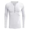Autumn and Winter Men's T-shirt Long-sleeved Base Shirt Henry Polo Shirt