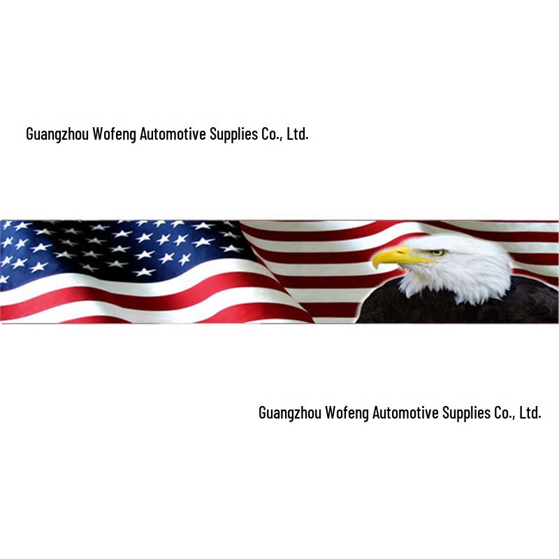 3D Eagle National Flag Rear Window Car Windshield Sticker