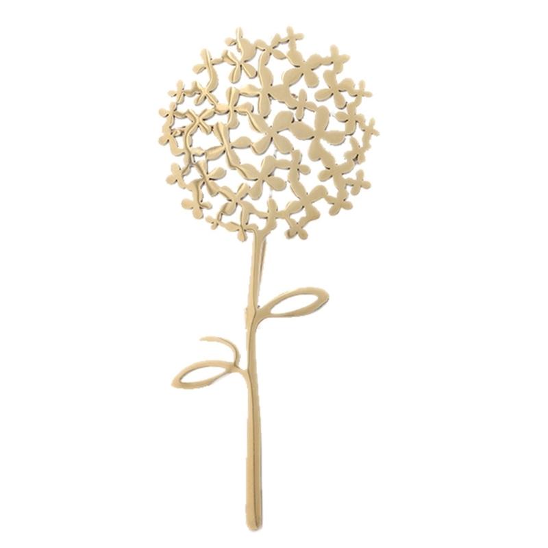 Fashionable Sophisticated Dandelions Lapel Pin with Dripping Oil Designs Contrast Accessory for Party Supplies Costumes