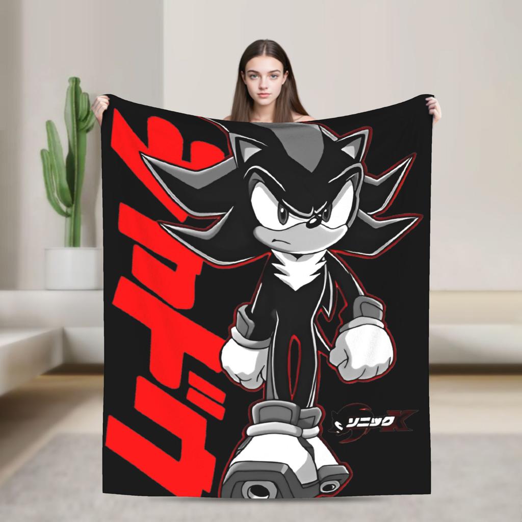 The Hedgehog Shadow X - Shadow's Path Vintage Blanket Flannel Vintage Warm Throw Blankets for Bedspread Autumn/Winter