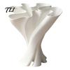 Ceramic Vases for Fresh Flowers Branches Twisted Flower Vase, 3D Printed Irregular Table Decor, Creative Holiday Gifts Lovers Modern Decorative